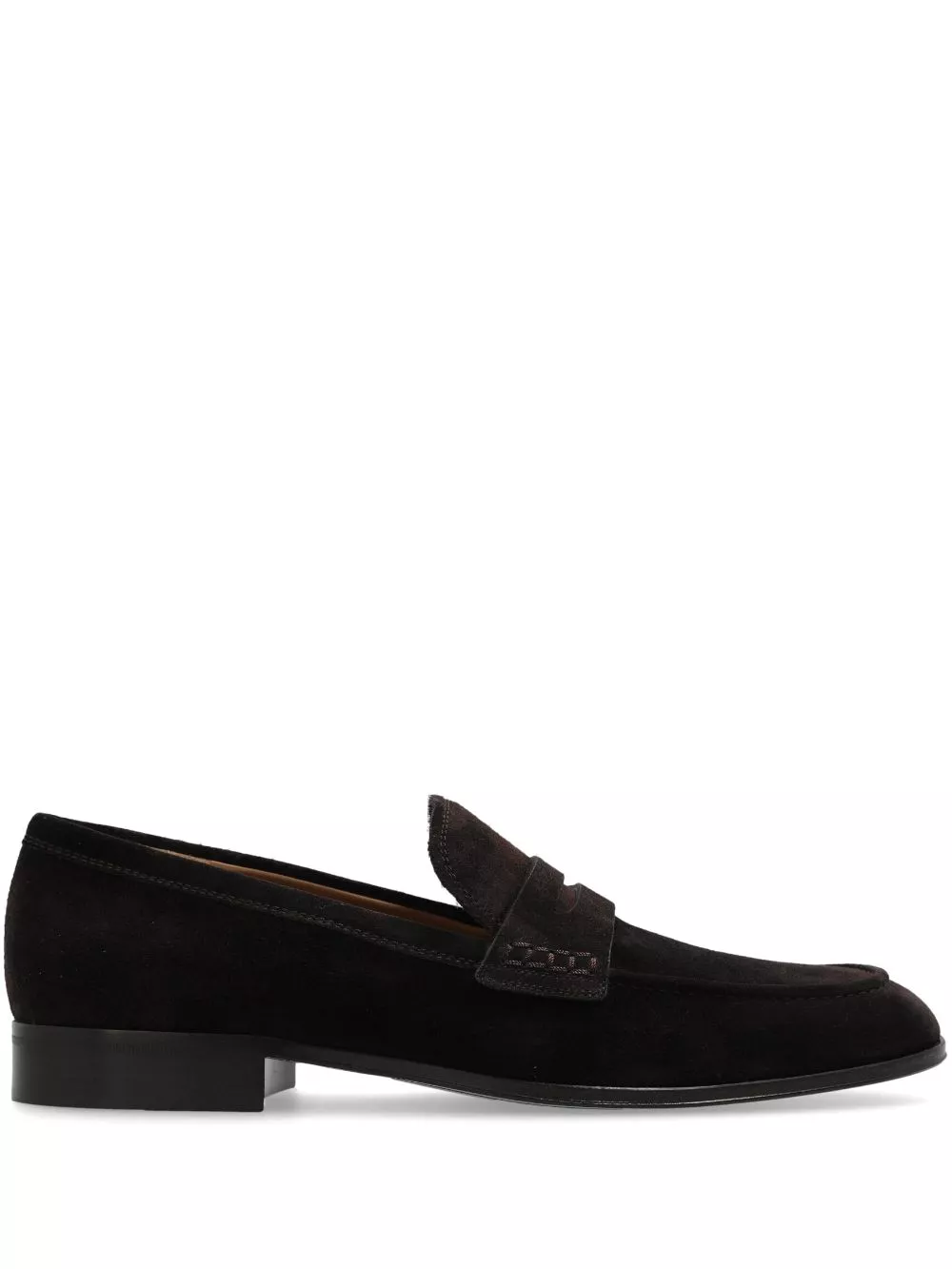 Gianvito Rossi George penny-slot suede loafers Men 0115