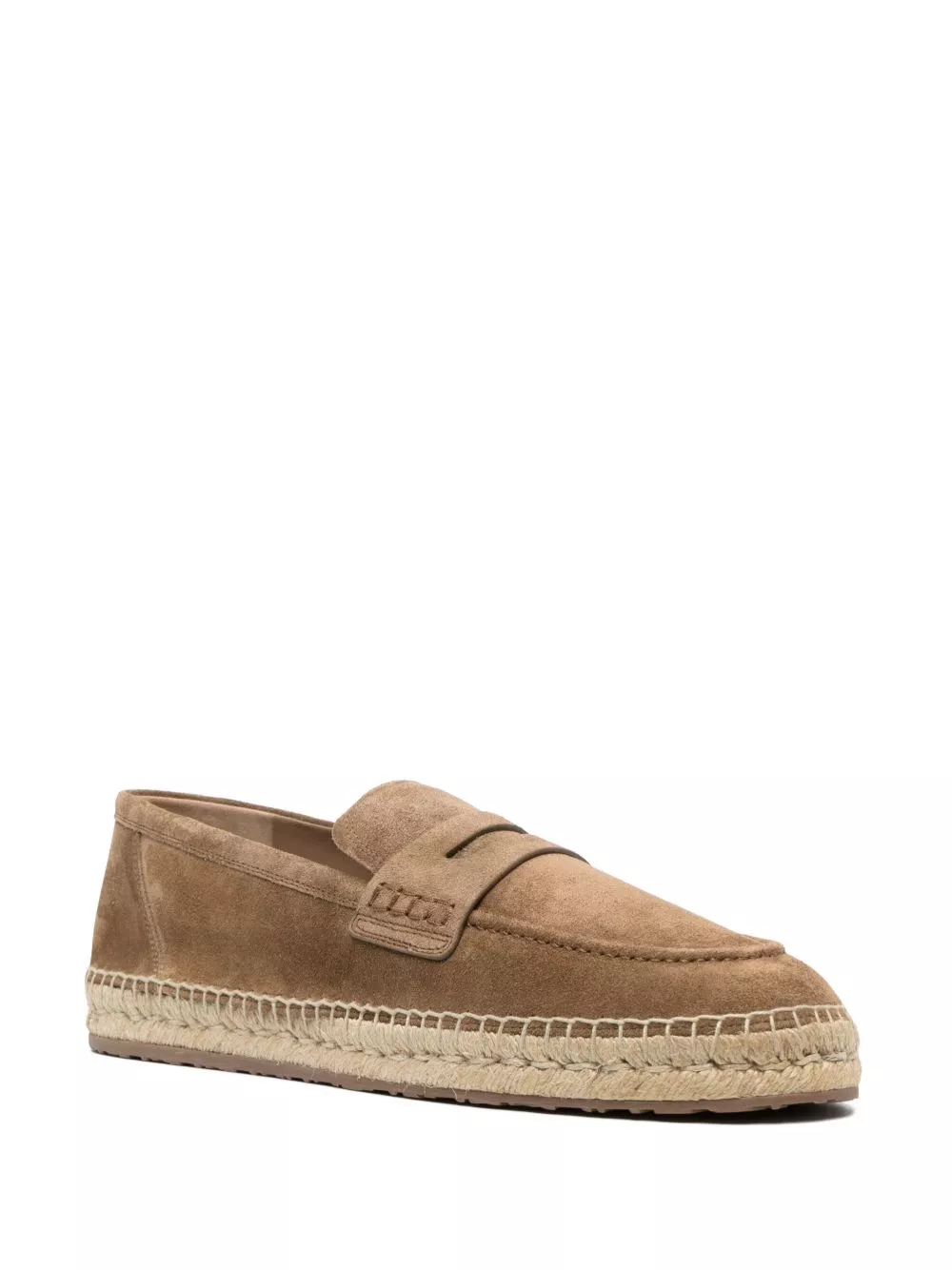 Cheap Gianvito Rossi round-toe suede espadrilles Men 0115