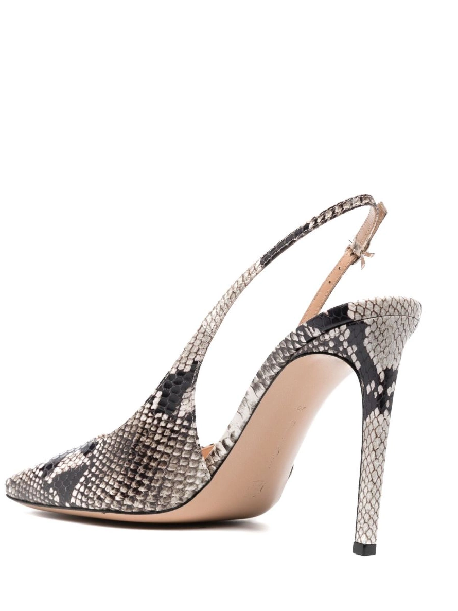 Cheap Rossi Women Gianvito pumps square-toe snakeskin-effect 0304