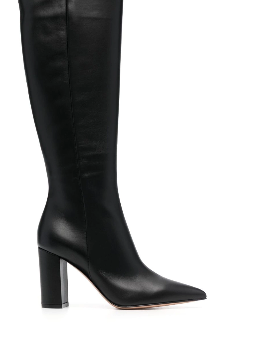 Affordable Gianvito Rossi point-toe boots leather 90mm Women 0315