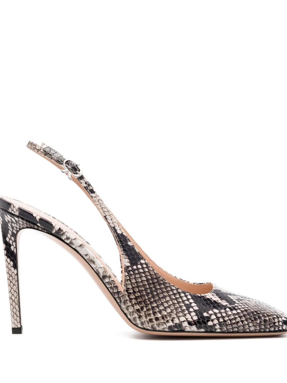 Cheap Rossi Women Gianvito pumps square-toe snakeskin-effect 0304